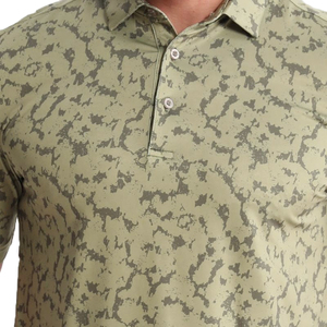 เสื้อโปโลแขนสั้นลายพรางสำหรับผู้ชาย แห้งเร็ว ผ้าถัก สวมใส่สบายๆ - Product Image 2