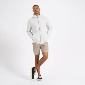 Sweats à capuche zippés en coton pour hommes Vêtements de sport décontractés avec design zippé Sweats d'automne teints en couleur unie Nouvelle collection - Product Image 5