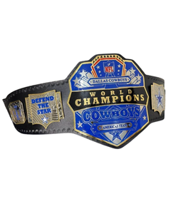 Cinturón de Campeonato del Mundo de los Dallas Cowboys, Réplica del Cinturón del Campeonato de la NFL, Trofeo Coleccionable para Fanáticos del Fútbol Americano, Regalo Deportivo - Product Image 5