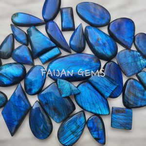 Piedra de labradorita de fuego azul natural hecha a mano, piedras preciosas sueltas para piezas únicas personalizadas - Product Image 3