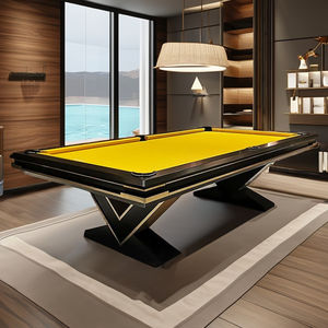 Mesa de Billar Profesional Americana de 8 pies y 9 pies, Mesa de Billar de Lujo para Interiores, Base de Pizarra de Madera Maciza, Mesa de Billar para el Hogar y la Sala de Juegos - Product Image 4