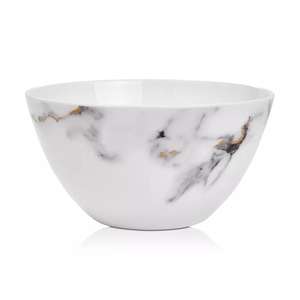 Plateaux décoratifs en marbre onyx italien naturel et marbre blanc de Carrare, design coquillages, nouveau bol à motif floral - Product Image 4