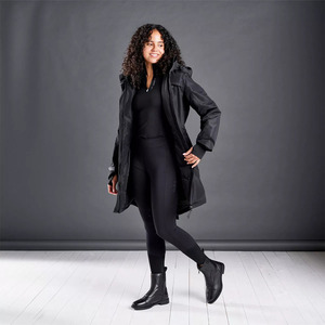 Vêtements d'équitation, veste rembourrée en coton, veste mi-longue, grande taille, manteau épais pour les filles équitationuses - Product Image 2