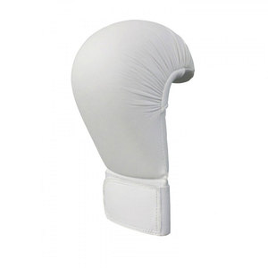 Gants d'entraînement de kickboxing et d'arts martiaux blancs respirants, les plus vendus, pour le karaté amateur - Product Image 2