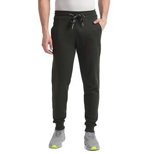 Pantalon de jogging pour homme, vintage, mélange coton et polyester, style streetwear, effet usé, avec poches zippées - Product Image 2