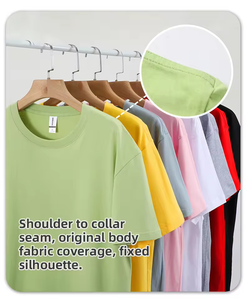 เสื้อยืดโอเวอร์ไซส์ผู้ชาย พิมพ์ลายพรีเมียมตามสั่ง โลโก้ OEM ผ้าคอตตอน 100% เนื้อหนา เหมาะสำหรับวิ่งและเดินป่า - Product Image 3