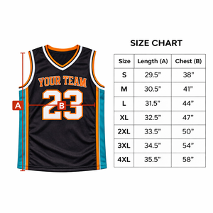 Fabricante de camisetas de baloncesto personalizadas OEM, de secado rápido, transpirables, 100% poliéster, con nombre y número del jugador bordados. - Product Image 5