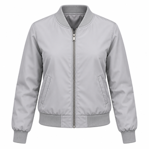 Winter High Quality Crop Down <b>Jacket</b> <b>Women's</b> Puff <b>Jacket</b> Stand Collar <b>Women</b> <b>Flight</b> Bomber <b>Jackets</b> Customized - Product Image 1