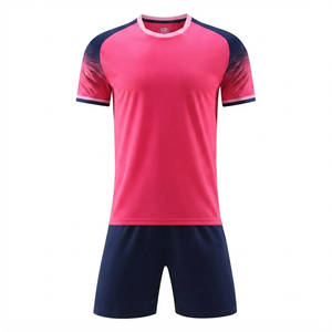 Wholesale Custom <b>Soccer</b> Uniforms Heat-Transfer Printing Men Football Jersey Set Short Quick Dry Breathable Sportswear Team - Product Image 5