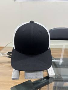 Casquettes structurées en polyester/coton, style trucker, 6 panneaux, visière légèrement incurvée, respirantes, imperméables, broderie 3D, ajustables - Product Image 4