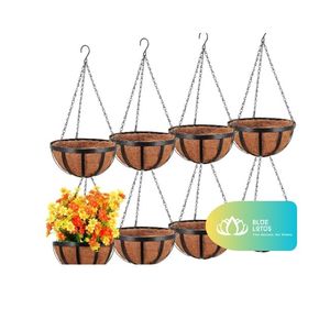 [VENTE CHAUDE] Pot en fibre de coco biodégradable et écologique avec trou de drainage pour la germination des graines, la croissance des jeunes plantes et les pépinières au Vietnam - Product Image 1
