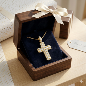 Trendy Custom Hip Hop 925 Silver Rhodium Plated Moissanite Iced Jesus Cross Christian Religious Party Children's Unisex <b>Pendant</b> - Product Image 2