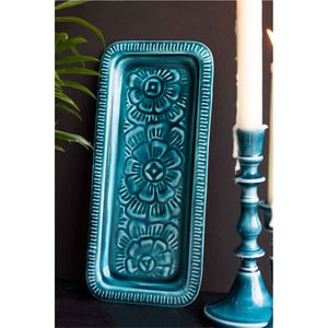 Handcrafted Decorative Serving <b>Tray</b> with Inlaid Metal Accents Modern Geometric <b>Black</b> & White Pattern Premium Table Decor <b>Trays</b> - Product Image 4