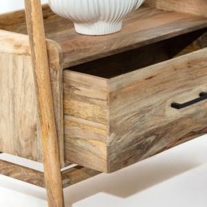 Étagère en bois Vandana Altis Falcon, design moderne et minimaliste en bois massif, meuble de rangement - Product Image 6
