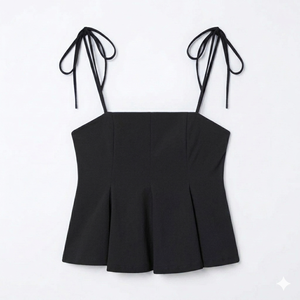 เสื้อกล้ามสายเดี่ยวแบบสปาเก็ตตี้สั่งทำพิเศษ เสื้อคลุมลำลองฤดูร้อน เสื้อกล้ามทรงสวยหรู บริการ OEM ขายส่งสำหรับผู้หญิง - Product Image 1