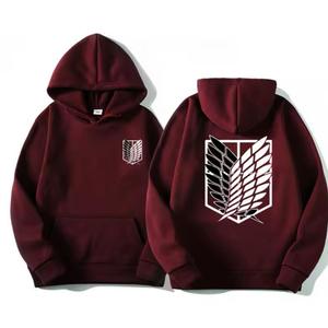Sudadera con Capucha Attack Titan Survey Corps para Hombre y Mujer, Sudadera con Capucha Transpirable de Forro Polar con Estampado Wings Freedom, Ropa Casual de Invierno con Bolsillo - Product Image 6