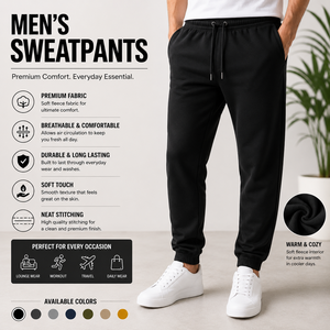 กางเกงวอร์มสั่งทำพิเศษ Private Label 2026 รุ่น Heavyweight ผ้าฝ้ายนุ่ม สวมใส่สบาย เหมาะสำหรับออกกำลังกาย มีเชือกผูกเอว แฟชั่นสตรีท สไตล์ยิม - Product Image 3