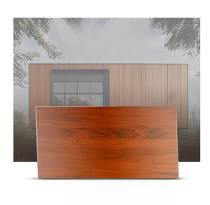 Panneau composite en aluminium finition bois, plaque ACP, surface antistatique, revêtement mural pour intérieur, extérieur, résidentiel, commercial - Product Image 1