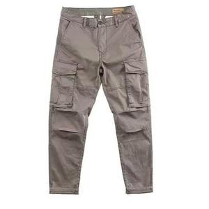 Pantalones Cargo HANO 2024 Casuales ODM para Mujer, de Lona Transpirable e Impermeable, 100% Algodón, Cintura Elástica Media, Corte Recto - Product Image 1