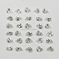 Diamantes Sueltos Sintéticos Cultivados en Laboratorio SHRAMAN DIAMOND, Forma de Pera, 0.12-0.135ct, Claridad VS1, Color D, Corte Excelente para Joyería