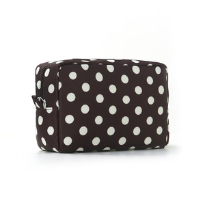 Polka Dot Cosmetic Bag Zipper <b>Makeup</b> Pouch Travel Toiletry <b>Case</b> Small Organizer - Product Image 3