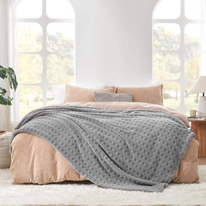 Couvertures de lit thermiques modernes en tricot doux, design quatre saisons, portables, personnalisables, unies, pour la maison et l'hôtel - Product Image 3