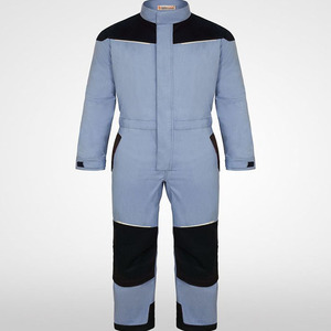 Custom Fireproof Work Coverall <b>Construction</b> Labour Safety Wear Uniform <b>Overall</b> - Product Image 2