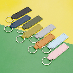 Tùy chỉnh cổ điển & thời trang PU da Keychain Cá nhân hoá chìa khóa xe tùy chỉnh in logo - Product Image 2