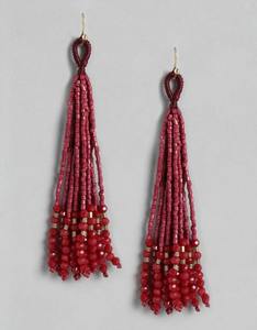 Pendientes de cuentas con patrón geométrico al por mayor, de moda para mujeres modernas, accesorios de moda disponibles en oferta - Product Image 1