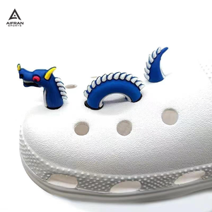 AIFRAN - Juego de Adornos 3D para Zapatos con Forma de Animales, Cocodrilo, Sirena, Dragón, Serpiente, Accesorios para Zapatos de Niños - Product Image 3