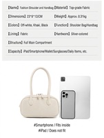 Sac à main personnalisé OEM/ODM, design d'usine, sac oreiller tendance, sac à bandoulière polyvalent minimaliste pour femme, nouveau produit d'été, sacs mignons