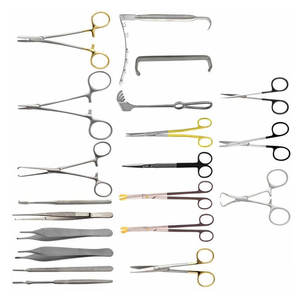 Juego de Instrumentos Quirúrgicos para Abdominoplastia, Kit de Herramientas de Cirugía Plástica de Acero Inoxidable, Tijeras, Agujas, Base Manual, para Clínica, por Dentavex - Product Image 5
