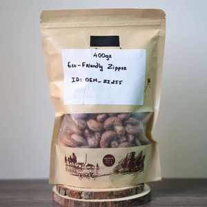 Vietnam Factory OEM Premium Nutrition Snack Buttery Salty 400g Organic Roasted Cashew <b>Nuts</b> Custom Grade Eco-Friendly Zipper - Product Image 5