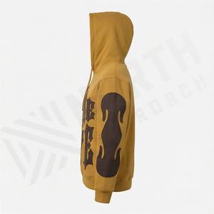 Sweat-shirts à capuche pour hommes personnalisés avec logo, 100 % coton, tendance, service OEM, vêtements streetwear haut de gamme, commande en gros - Product Image 3