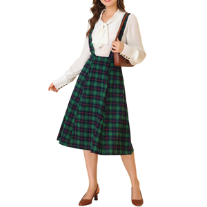 กระโปรงทรงเอเอวสูงสำหรับผู้หญิง ผ้าสแปนเด็กซ์/โพลีเอสเตอร์ ระบายอากาศได้ดี เป็นมิตรต่อสิ่งแวดล้อม สไตล์ลำลอง สำหรับฤดูใบไม้ผลิและฤดูร้อน ขายส่งจำนวนมากจากผู้ผลิต - Product Image 1