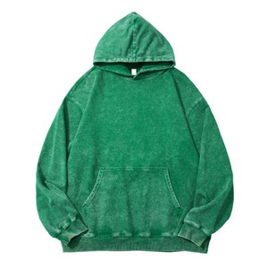 Sudadera con Capucha Extra Grande, Color Morado Sólido, con Bolsillo, Forro Polar, Algodón, Informal, para Otoño, Manga Larga, Tejida, para Hombre - Product Image 4