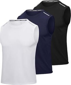 Factory Cheap Custom Logo Muscle Fit Plain Men's Tank Tops Sleeveless Workout 100% Cotton Gym tank Top for Men - Product Image 1