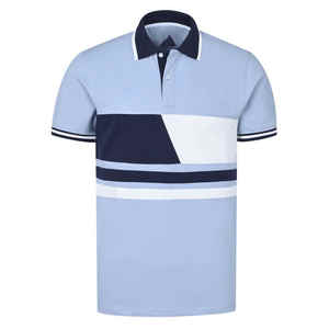 Polo de Hombre de Alta Calidad en Colores Sólidos, Perfecto para Oficina Informal y Ropa de Calle de Verano - Product Image 1