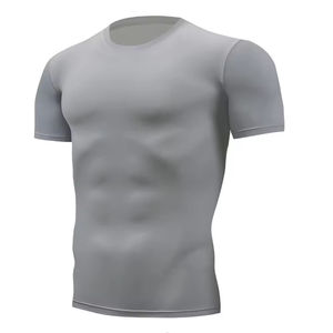 Camiseta Deportiva de Compresión de Manga Larga para Hombre, Secado Rápido, Transpirable, Ecológica, Ajuste Ceñido, Spandex/Nylon, Rash Guard BJJ MMA - Product Image 1