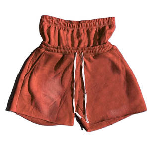 Pantalones cortos de chándal holgados unisex al por mayor con doble cintura, estilo urbano de gran tamaño y la mejor calidad - Product Image 4