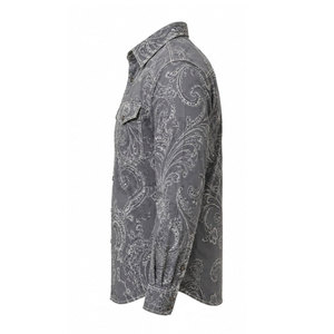 FRC3916 Flame Resistant Printed Plaid Loose Fit Sewing Work <b>Shirt</b> for Industrial & Construction Workers - Product Image 5