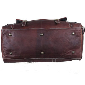 2026 Hot Sale High Premium Quality Genuine <b>Leather</b> Duffle <b>Bag</b> for <b>Men</b> Luxury Sport-Style <b>Travel</b> Duffel <b>Bag</b> for Gym Use - Product Image 2