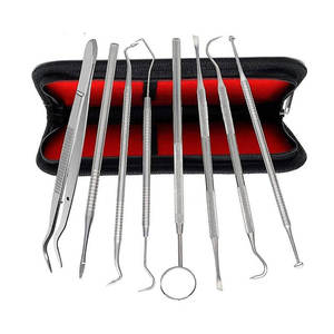 High Quality Stainless Steel & Plastic Manual Dental Pick Oral Hygiene Surgical Kit Set Class I Made in Pakistan Grip Surgical - Product Image 6