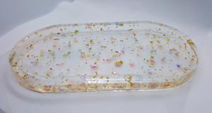 Bandeja de Resina Transparente, Bandeja de Resina de Alta Transparencia para Organización Minimalista del Hogar, Plato de Servicio al por Mayor - Product Image 6