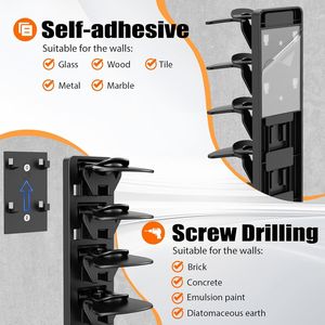 2 Pack Strong Adhesive Wall Storage Rack Baseball Cap Organizer That Holds 40 <b>Hats</b> <b>Display</b> <b>Hat</b> Holder Cl - Product Image 6