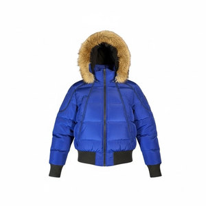 Veste matelassée légère et pliable pour homme, prix abordable, OEM, avec logo personnalisé et capuche, pour l'hiver - Product Image 1