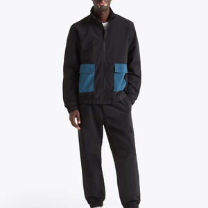 Conjuntos Deportivos de Invierno para Hombre, Nueva Colección al por Mayor, Color Sólido, Estilo Casual, Dos Piezas, 100% Algodón, Transpirable, de Secado Rápido - Product Image 1