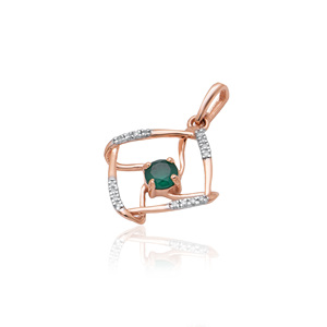 จี้เพชรแท้ 0.08 กะรัต ทรงกลมเจียระไนแบบบริลเลียนท์ สี H-I ความสะอาดระดับ VS-SI เครื่องประดับชั้นดีเพื่อความสง่างามเหนือกาลเวลา - Product Image 2