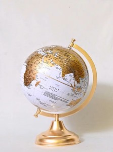 Globe terrestre éducatif classique à motif géométrique, base en métal lourd ARC, pour la décoration de la maison, du bureau, des enfants et des étudiants - Product Image 6