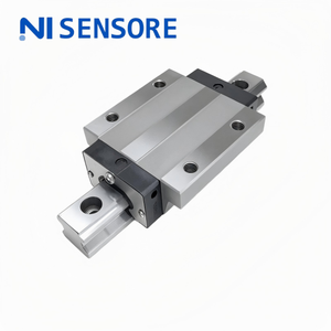 Bloque de Guía Lineal de Acero Inoxidable NISENSORE INOX HBF 30 HC con Rodamientos, Precisión Clase H - Product Image 1